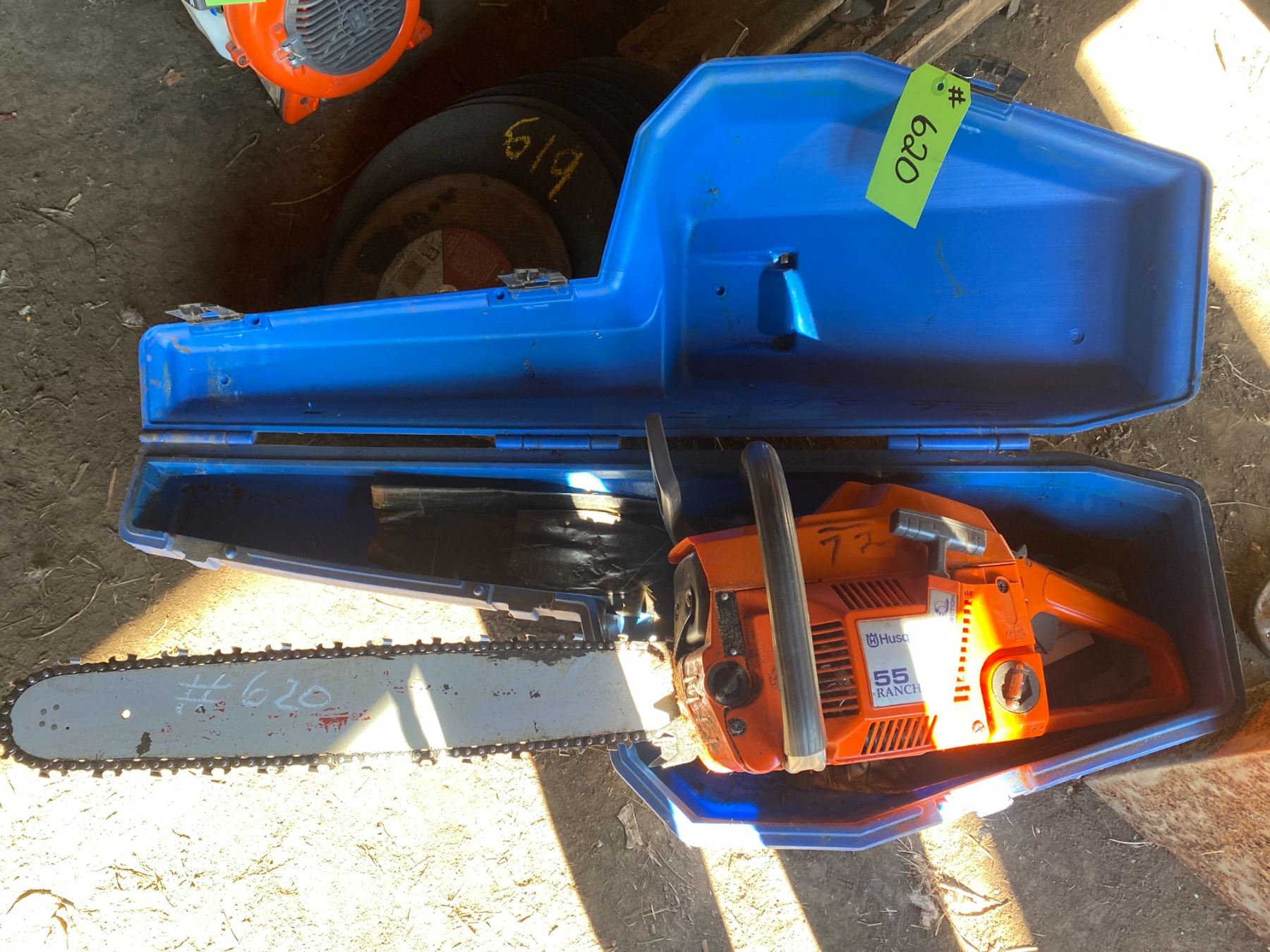 Husqvarna 55 chain saw c/w case