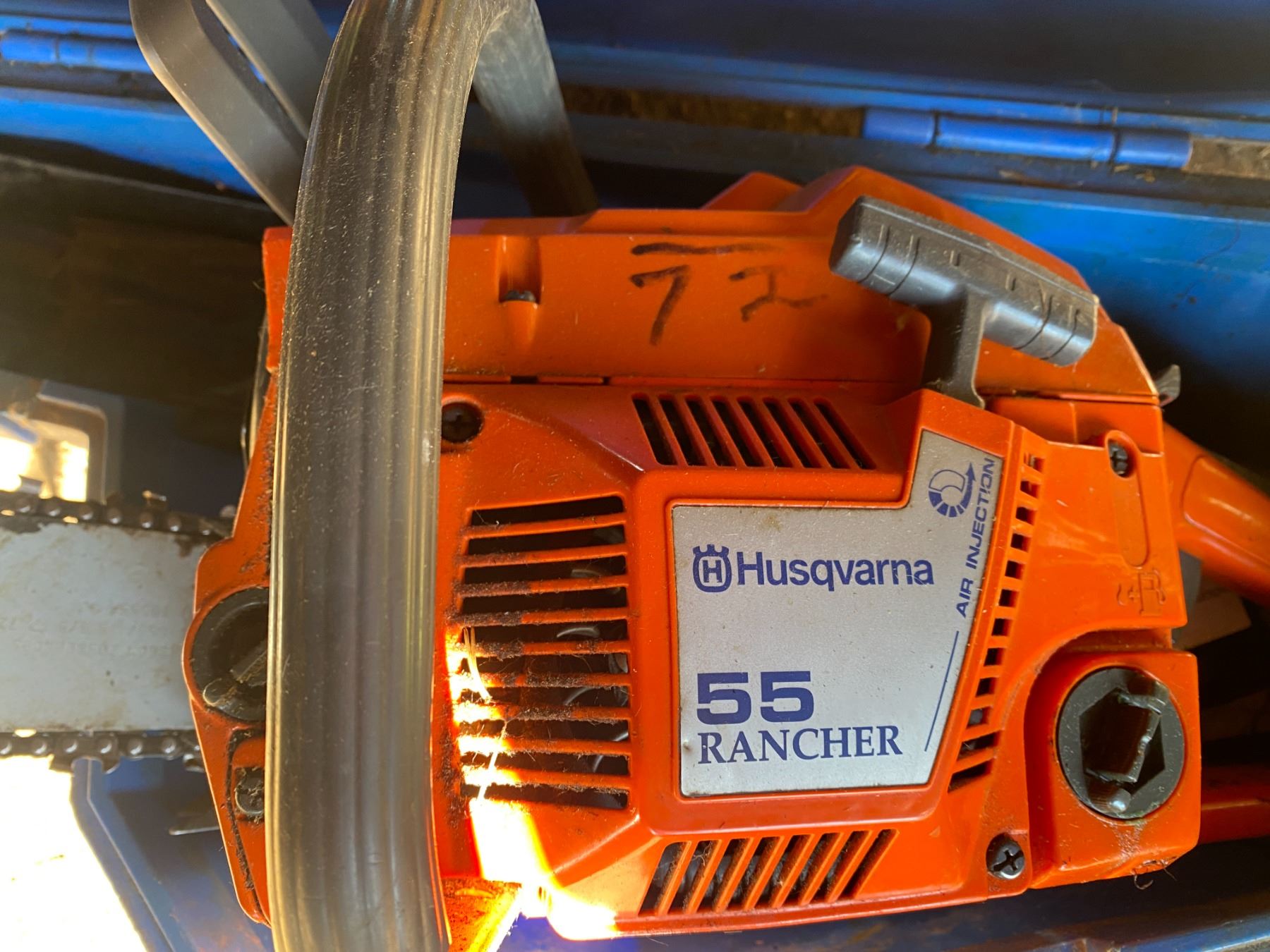 Husqvarna 55 chain saw c/w case