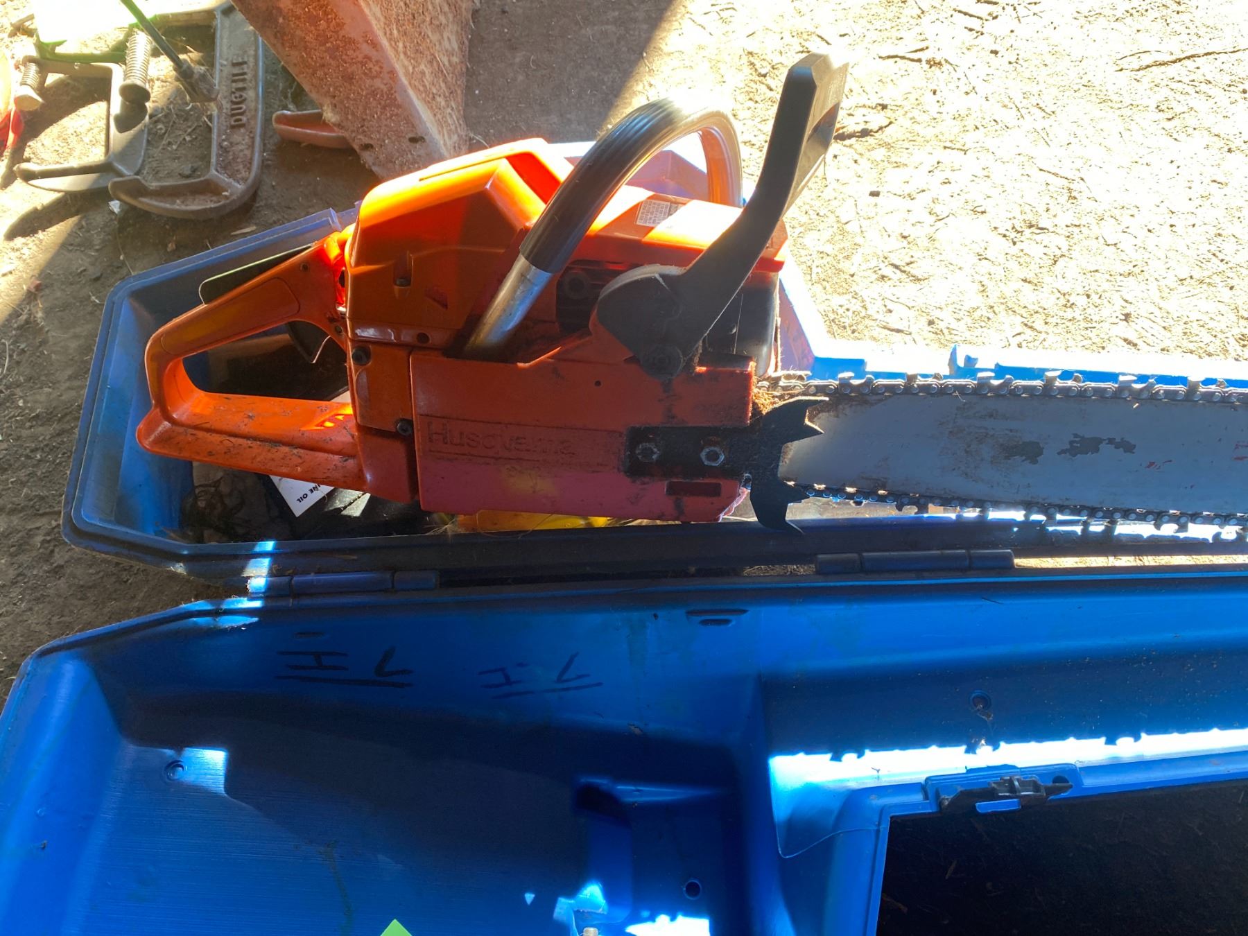 Husqvarna 55 chain saw c/w case