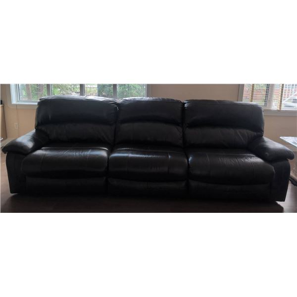 Luxury XL Genuine Leather Power Reclining Sofa - Modular 3 Piece Sofa