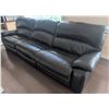 Image 3 : Luxury XL Genuine Leather Power Reclining Sofa - Modular 3 Piece Sofa