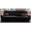 Image 4 : Luxury XL Genuine Leather Power Reclining Sofa - Modular 3 Piece Sofa