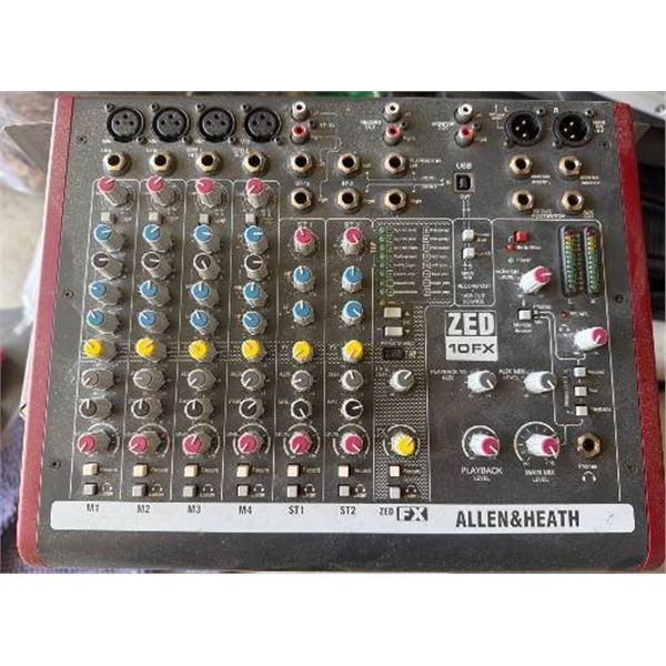 Allen & Heath ZED 10FX Mixer with Built-In Effects