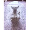 Image 3 : Glass-Top Coffee Table with Dolphin Sculpture Base, 39 Inches