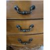 Image 4 : Ornate Carved Wood Chest of Drawers with Marble Top