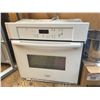 Image 1 : White GE Wall Oven with Digital Control Panel