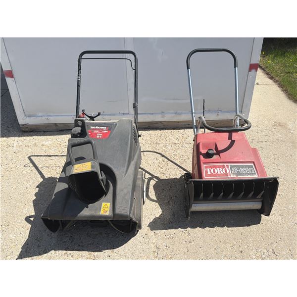Year-Round Essentials: Toro S-620 Snow Blower and Yard Machines 21 Lawn Mower