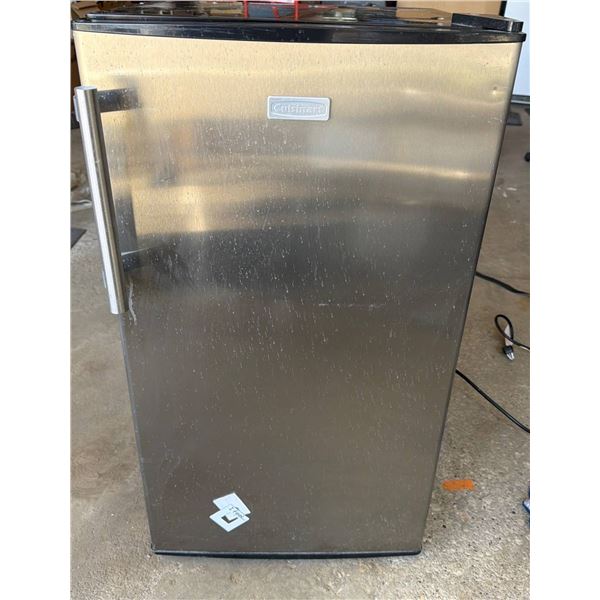 Cuisinart Stainless Steel Mini Fridge with Shelving and Door Storage