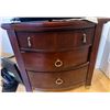 Image 5 : Wooden Bow-Front Nightstands with Drawers