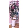 Image 3 : Decorative Faux Floral Arrangements in Column-Style Planters