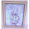 Image 2 : Framed Floral Still Life Print with Ornate Gold-Tone Frame