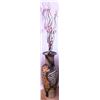 Image 1 : Tall Decorative Ceramic Vase With Animal Print Design