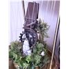 Image 2 : Hanging Rain Lamp with Water Mill and Figurines, Brass Finish