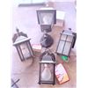 Image 3 : Exterior Wall-Mounted Metal and Glass Light Fixtures