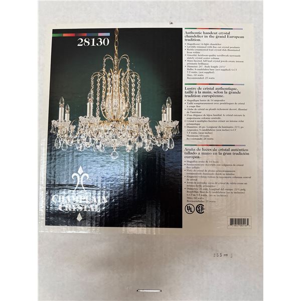 Champlain Crystal Six-Light Chandelier with Acrylic Accents