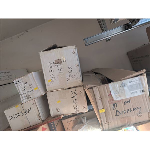 Boxes Containing ESVL2604-SS Satin Steel Light Fixtures
