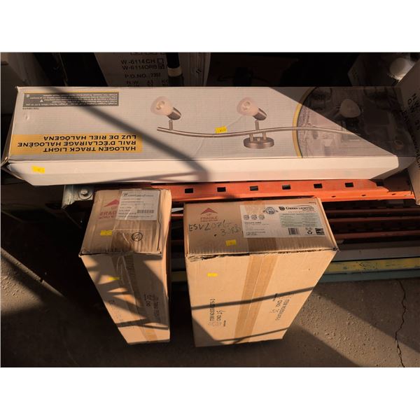 New Ceiling Track Lights and Wall Light Fixtures, Including Hardware