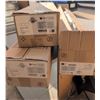 Image 1 : Four Sealed Cardboard Boxes Containing White Ceramic Items