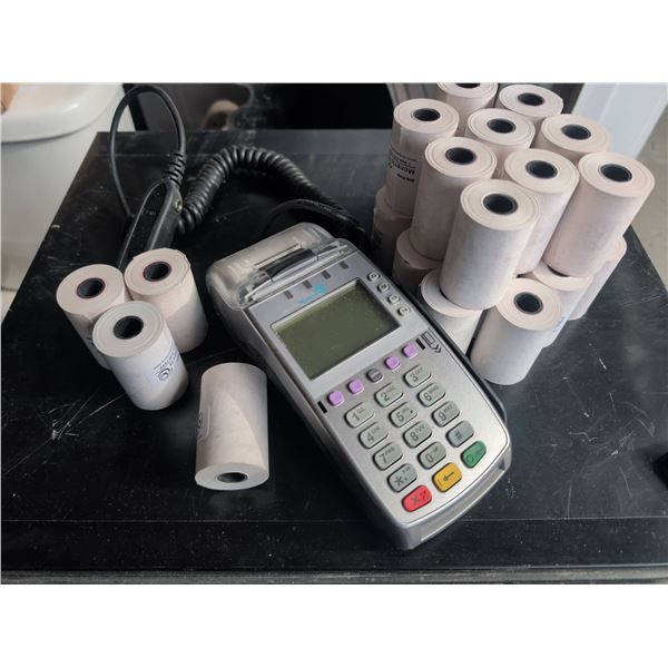 Moneris Verifone VX 520 Credit/Debit Card Terminal with Paper Rolls