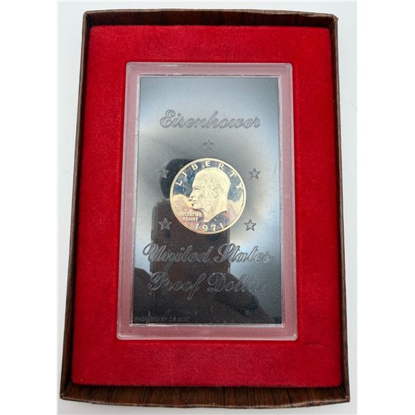 1971-S Eisenhower Dollar Brown Box
