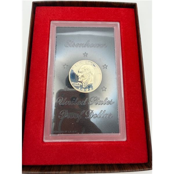 1972-S Eisenhower Dollar Brown Box