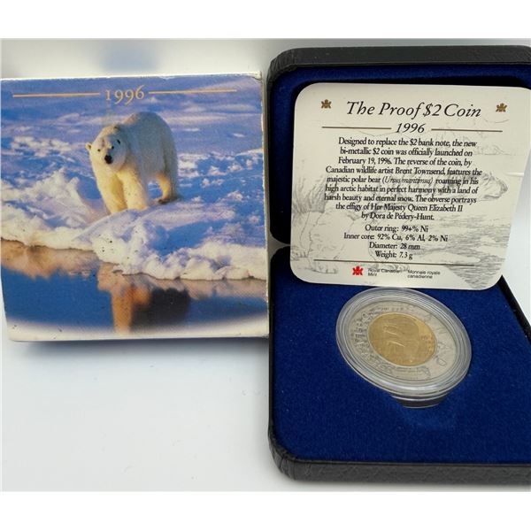 Canadian Toonie $2 Coin Polar Bear