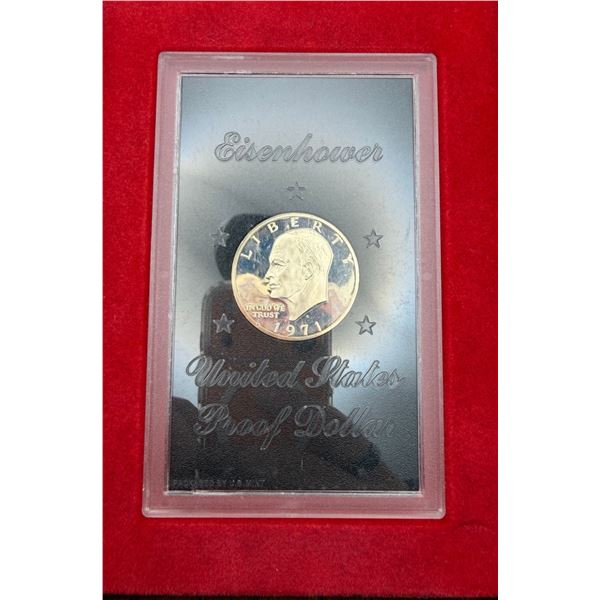 1971-S Eisenhower Dollar Brown Box