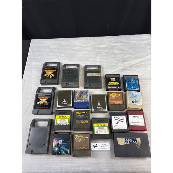 Lot of 20 Early 1980's Computer Games, Atari, Magnavox, Epyx, Sierra + Others