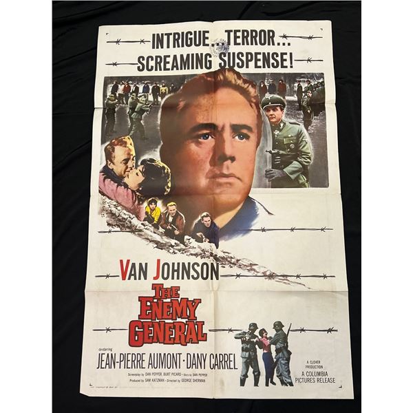 Original 1960 1-Sheet Enemy General Movie Poster