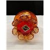 Image 5 : Vintage 1960's ATLAGLASS Blown Glass Amberina 9.5" Tall Pitcher