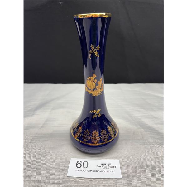 Beautiful Vintage Limoges France Bud Vase - 7.5" Tall