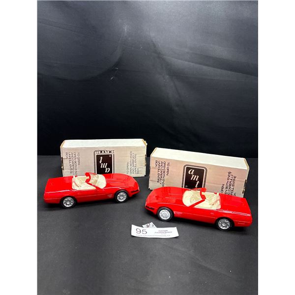 2 1992 Corvette Convertible Special Edition Car Lot Promos in Box
