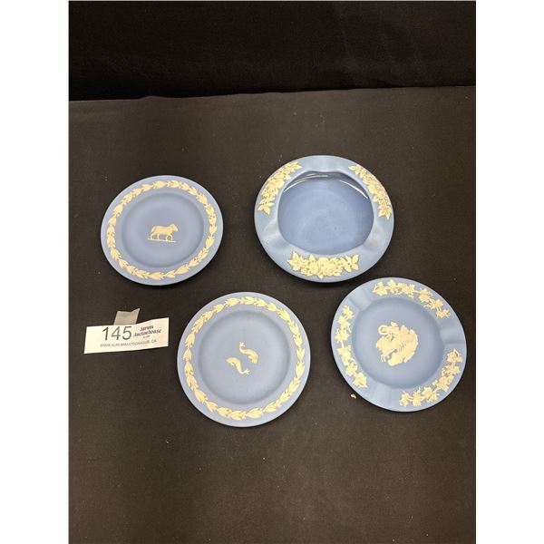 Lot of 4 Vintage Wedgewood Pottery Made in England, Ashtray etc