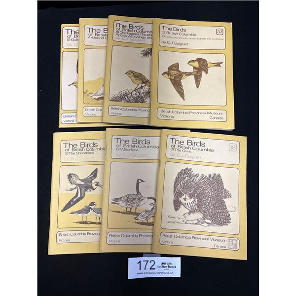 7 1973 Birds of BC Handbooks
