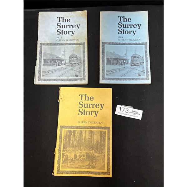 3 1969/70 The Story of Surrey Softcover Books
