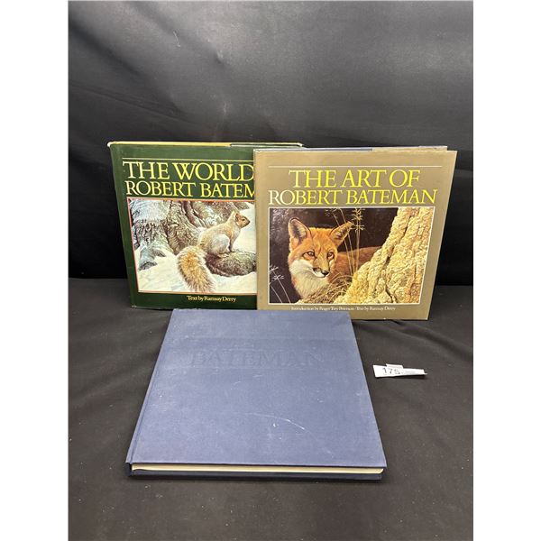 3 Large  The World of Robert Bateman Hardcover Books