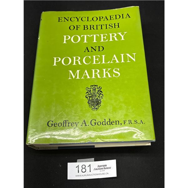 Vintage Pottery & Porcelain Marks Hardcover Books