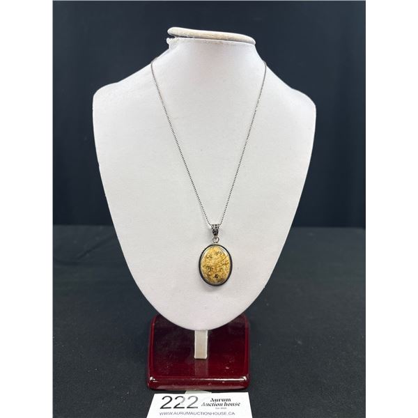 Nice Sterling Silver Necklace with Pendant