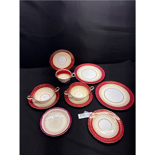 Lot of 8 Vintage Bone China Teacups and Saucers No Chips or Cracks 3 Anysley, 2 Paragon, 2 Royal Alb