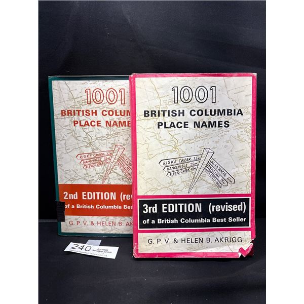 2nd & 3rd Edition "1001 Place Names" of BC Book