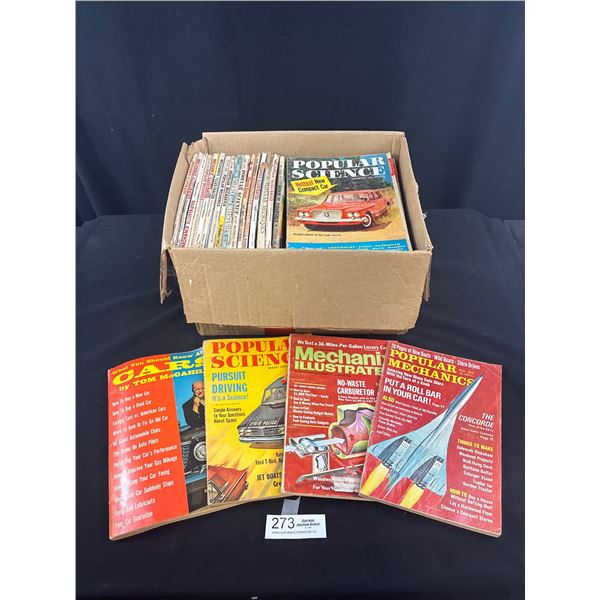 Large Lot of 1960's Popular Mechanics and Mchanix Illustrated