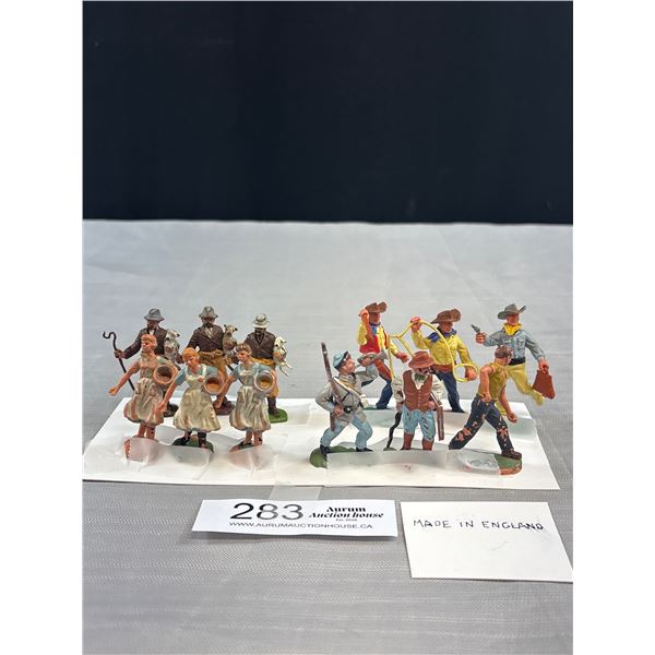 Lot of 12 Made in England 2.5" Tall Figurines