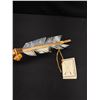 Image 3 : Nice 33" Long Native American Arrow + 2 Antique Native Stone Tools