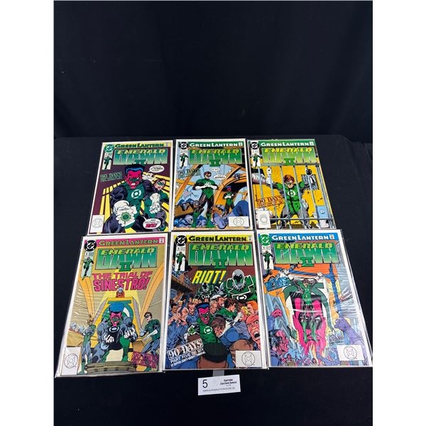 Volume 1- Volume 6 Green Lantern Emerland 2 Comics on Board in Bag