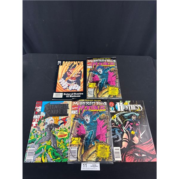 Lot of 5 Vintage Volume 1 Comics Silver Sable, Rise of the Midnight Suns, etc