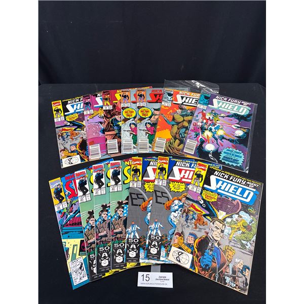 Lot of 13 Nick Fury Agent of Shield Comics