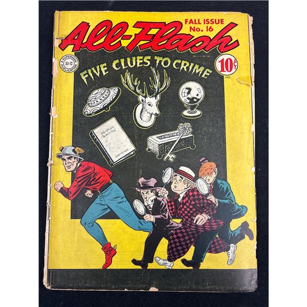 1944 All-Flash #16 Comic Fall Issue