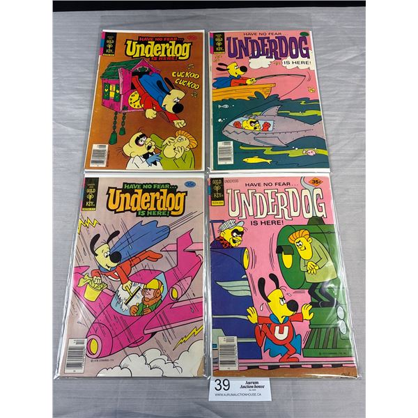 Lot of 4 1978 Underdog Comics #18-21