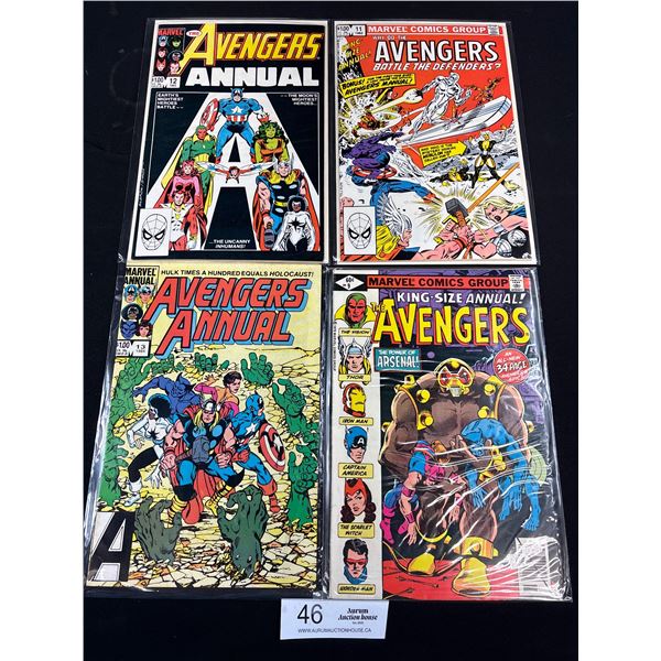 Lot of 4 Avengers Annuals Comics 1979/ 82/83,84
