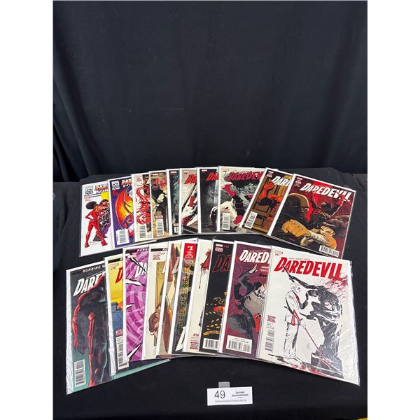 Lot of 20 Comics on Board in Bag (Daredevil. Heros for Hire)